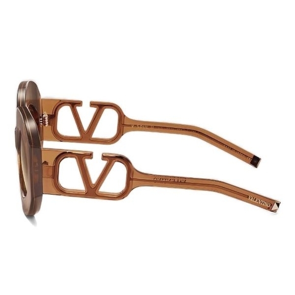 Valentino Tan Designer Sunglasses main image 10
